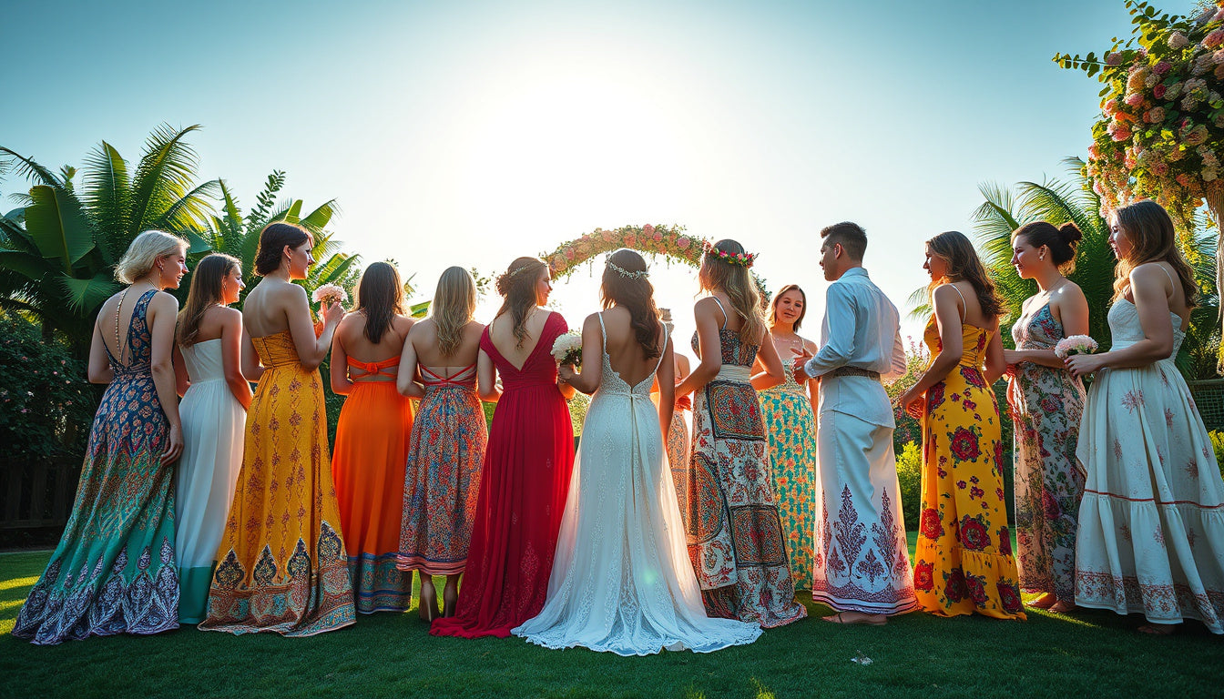 Embrace the Breeze: Stunning Bohemian Style Dresses Perfect for Summer Weddings