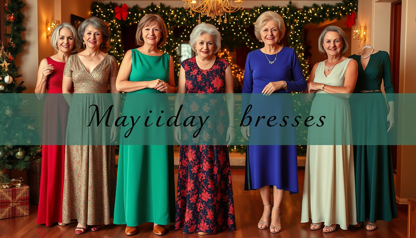 Stunning Holiday Dresses for Women Over 50: Embrace Your Style with Confidence