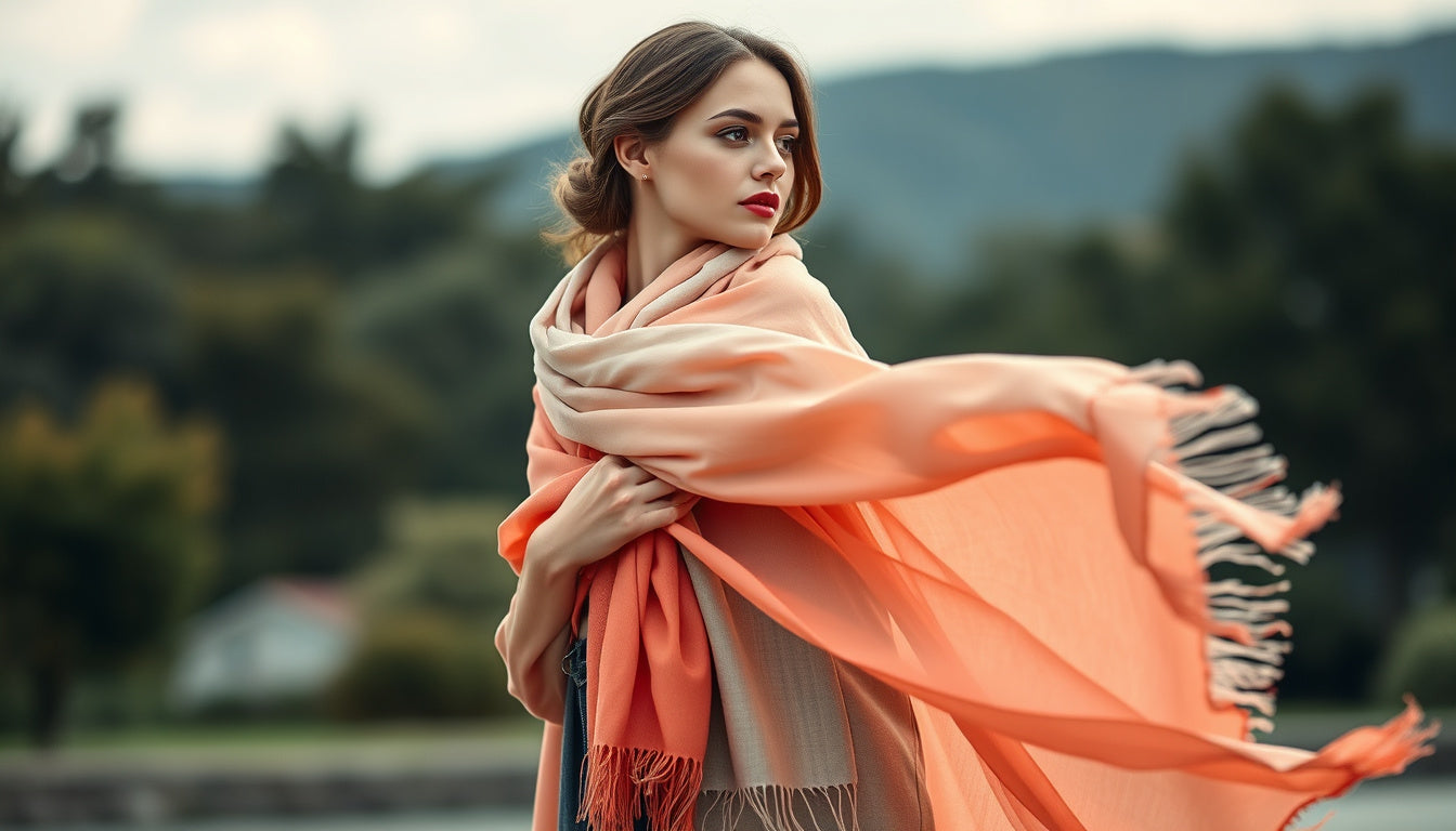 Mastering Elegance: Stylish Tips for Wearing Scarves and Shawls Gracefully